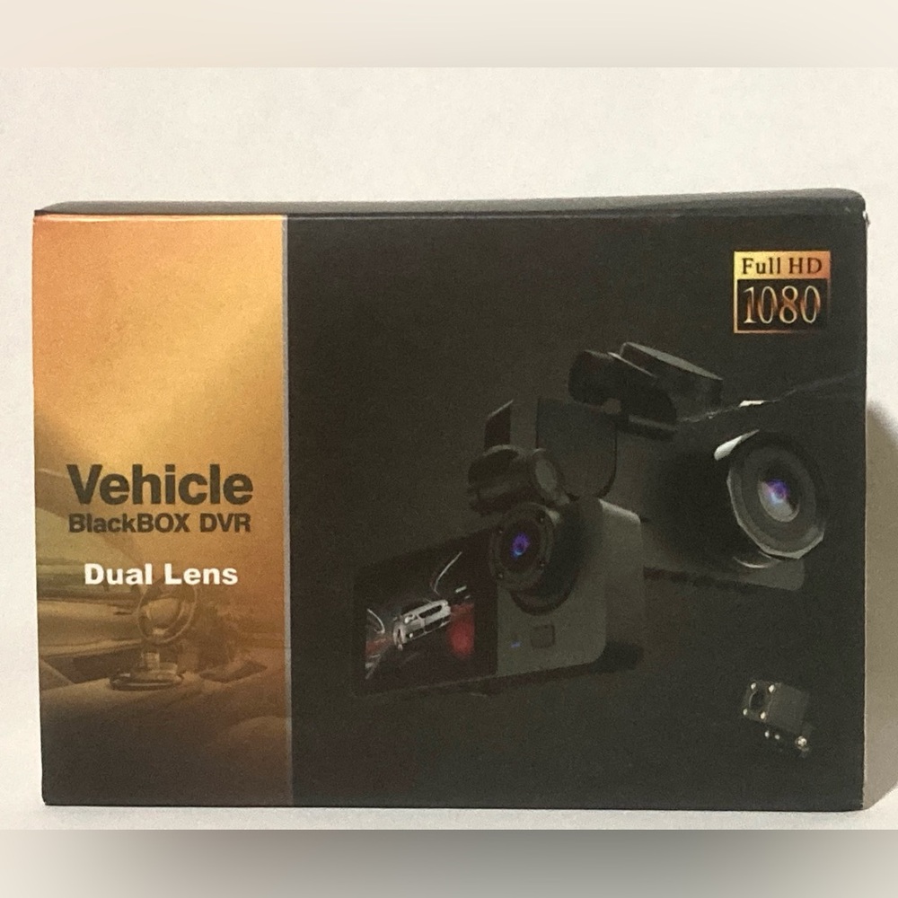 Dual Lens Vehicle Blackbox DVR Auto Dash Cam Full HD